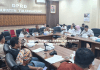 Gunawan saat memimpin hearing Komisi A DPRD Tulungagung dengan AMPUH di Ruang Aspirasi Kantor DPRD Tulungagung, Rabu (24/4).